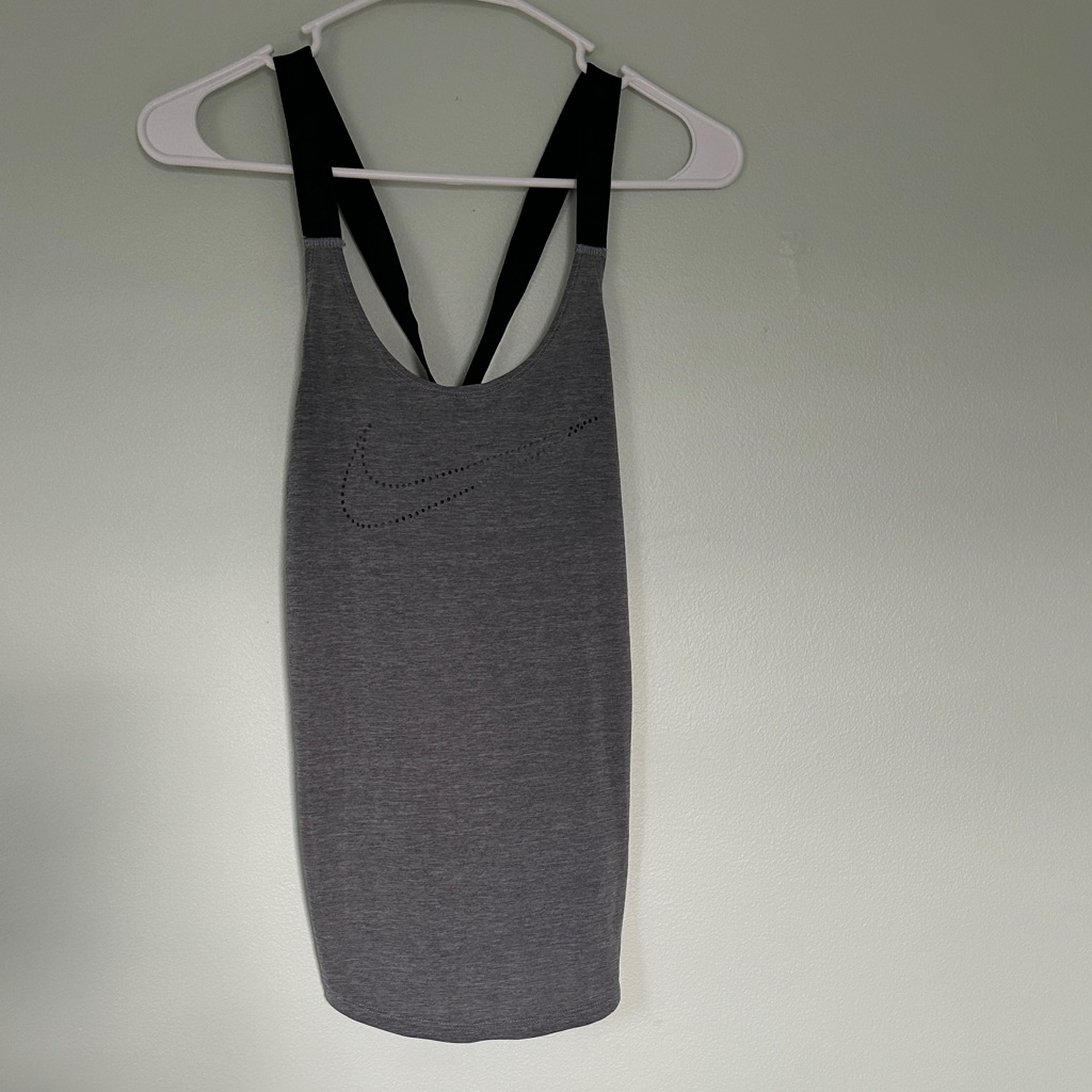 Nike Charcoal And Black Strappy Dress